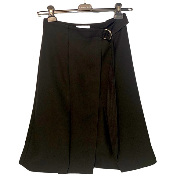Carven Dresses & Skirts - Carven Belted Wrap Skirt - Black